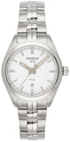 Tissot T101.210.11.036.00 T Classic PR 100 Lady Quartz Women's Watch – Silver Dial & Silver Steel Strap