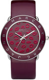 Marc Jacobs MBM1162 Amy Women's Watch – Red Dial & Burgundy Leather Strap