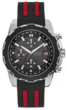 Guess W1047G1 Octane Chronograph Men's Watch – Black Dial & Two-Tone Silicone Strap