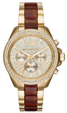 Michael Kors MK6294 Wren Quartz Women's Watch – Gold Dial & Two-Tone Steel Bracelet