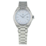 Tag Heuer Formula 1 Diamonds Mother of Pearl White Dial Silver Steel Strap Watch for Women - WBJ141A.BA0664