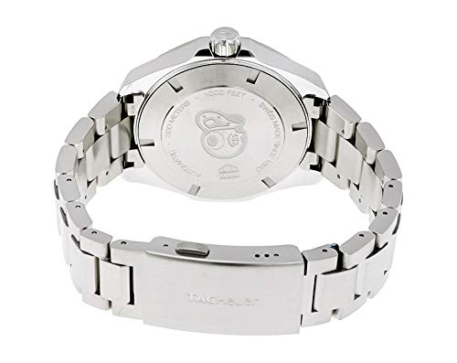 Tag Heuer Aquaracer Calibre 5 Blue Dial Silver Steel Strap Watch for Men - WAY201B.BA0927