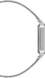 Daniel Wellington Quadro Unitone Silver Dial Silver Mesh Strap Watch For Women - DW00100486