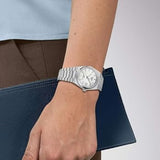 Tissot T137.207.11.111.00 PRX Powermatic 80 Men's Watch – White Dial & Silver Steel Strap