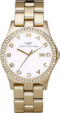 Marc Jacobs MBM3045 Henry Diamonds Women's Watch – White Dial & Gold Steel Strap