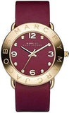 Marc Jacobs MBM1152 Amy Women's Watch – Red Dial & Burgundy Leather Strap