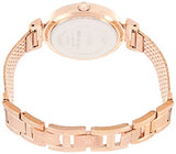 Guess Monroe Silver Dial Rose Gold Steel Strap Watch For Women - W1152L3