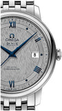 Omega De Ville Prestige Co-Axial Grey Dial Silver Steel Strap Watch for Men - 424.10.40.20.06.002