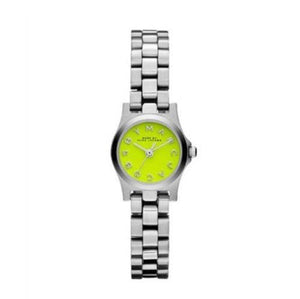 Marc Jacobs Henry Yellow Dial Silver Steel Strap Watch for Women - MBM3201