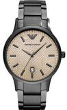 Emporio Armani AR11120 Renato Quartz Men's Watch – Grey Dial & Grey Steel Strap