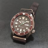 Seiko 5 Sports SRPD85K1 Automatic Men's Watch – Brown Dial & Brown Nylon Strap