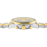 Seiko Sport Chronograph Black Dial Two Tone Steel Strap Watch for Men - SSB430P1