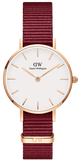 Daniel Wellington DW00100293 Roselyn 3A Petite Women's Watch – White Dial & Red NATO Strap
