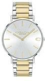 Coach Business 14602432 Men's Watch – Silver Dial with Two-Tone Steel Strap