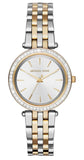 Michael Kors MK3405 Darci Women's Watch – Silver Dial & Two-Tone Steel Bracelet