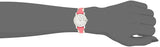 Burberry The City White Dial Haymarket Pink Leather Strap Watch for Women - BU9149