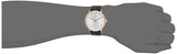 Calvin Klein High Noon Silver Dial Brown Leather Strap Watch for Men - K8M216G6