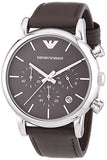 Emporio Armani AR1734 Classic Chronograph Men's Watch – Brown Dial & Brown Leather Strap