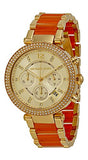 Michael Kors Parker Gold Dial Two Tone Steel Strap Watch for Women - MK6139