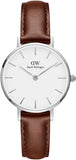 Daniel Wellington DW00100243 Petite Women’s Watch – White Dial with Brown Leather Strap