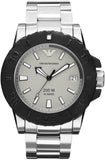 Emporio Armani AR5970 Bracelet Collection Men's Watch – Black Dial & Silver Steel Strap