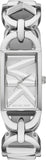 Michael Kors MK7407 Empire Three-Hand Quartz Women's Watch – Silver Dial & Silver Steel Strap