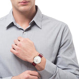 Daniel Wellington DW00100271 Classic Roselyn Women's Watch – White Dial & Red NATO Strap