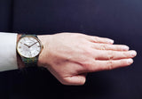 Tissot Chemin Des Tourelles Powermatic 80 Cosc Silver Dial Two Tone Steel Strap Watch For Men - T099.408.22.038.00
