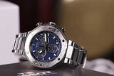 Tissot T141.417.11.041.00 T-Race Chronograph Men's Watch – Blue Dial & Silver Steel Strap