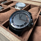 Armani Exchange Hampton AX2189 Men's Chronograph Watch – Sleek Black Dial & Black Stainless Steel Strap