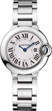 Cartier Ballon Bleu de Cartier Women's Watch W69010Z4 with White Dial & Silver Steel Strap