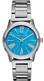 Michael Kors MK3519 Hartman Quartz Women's Watch – Blue Dial & Silver Steel Bracelet