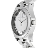 Marc Jacobs Henry White Dial Silver Steel Strap Watch for Women - MBM3291