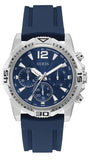 Guess GW0211G1 Commander Men's Watch – Blue Dial & Blue Rubber Strap