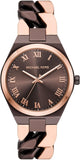Michael Kors MK7501 Lennox Analog Women's Watch – Brown Dial & Two-Tone Steel Strap