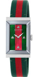 Gucci YA147404 G-Frame Women's Watch – Mother of Pearl Dial & Two-Tone Nylon Strap