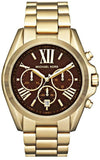 Michael Kors MK5502 Bradshaw Women's Watch – Brown Dial & Gold Steel Bracelet
