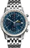 Breitling Navitimer Heritage Special Edition 41mm A1332412/C942 Men's Watch – Blue Dial with Silver Steel Strap