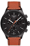 Tissot T116.617.36.051.12 Chrono XL NBA Special Edition Men's Watch – Black Dial & Brown Leather Strap