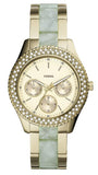 Fossil ES4757 Stella Multifunction Women's Watch – Gold Dial & Two-Tone Steel Bracelet