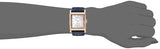Movado Heritage Mother of Pearl White Dial Blue Leather Strap Watch For Women - 3650052
