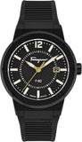 Salvatore Ferragamo SFHY01622 F-80 Men's Watch – Black Dial & Black Rubber Strap