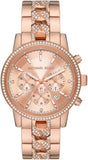 Michael Kors MK7223 Ritz Chronograph Women's Watch – Rose Gold Dial & Rose Gold Steel Strap