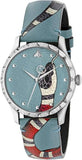 Gucci YA1264080 G-Timeless Quartz Men's Watch – Blue Dial & Blue Leather Strap