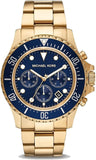 Michael Kors MK8978 Everest Chronograph Quartz Men's Watch – Blue Dial & Two-Tone Steel Strap