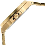 Michael Kors Lennox Three-Hand Quartz Gold Dial Gold Steel Strap Watch For Men - MK8939