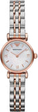 Emporio Armani AR1689 Women's Watch – Mother of Pearl Dial & Two-Tone Steel Strap