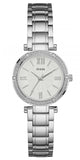 Guess W0767L1 Park Ave Quartz Women's Watch – White Dial & Silver Steel Strap