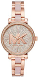 Michael Kors MK4336 Sofie Quartz Crystals Women's Watch – Rose Gold Dial & Rose Gold Steel Strap