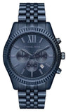 Michael Kors MK8480 Lexington Chronograph Quartz Men's Watch – Blue Dial & Blue Steel Strap